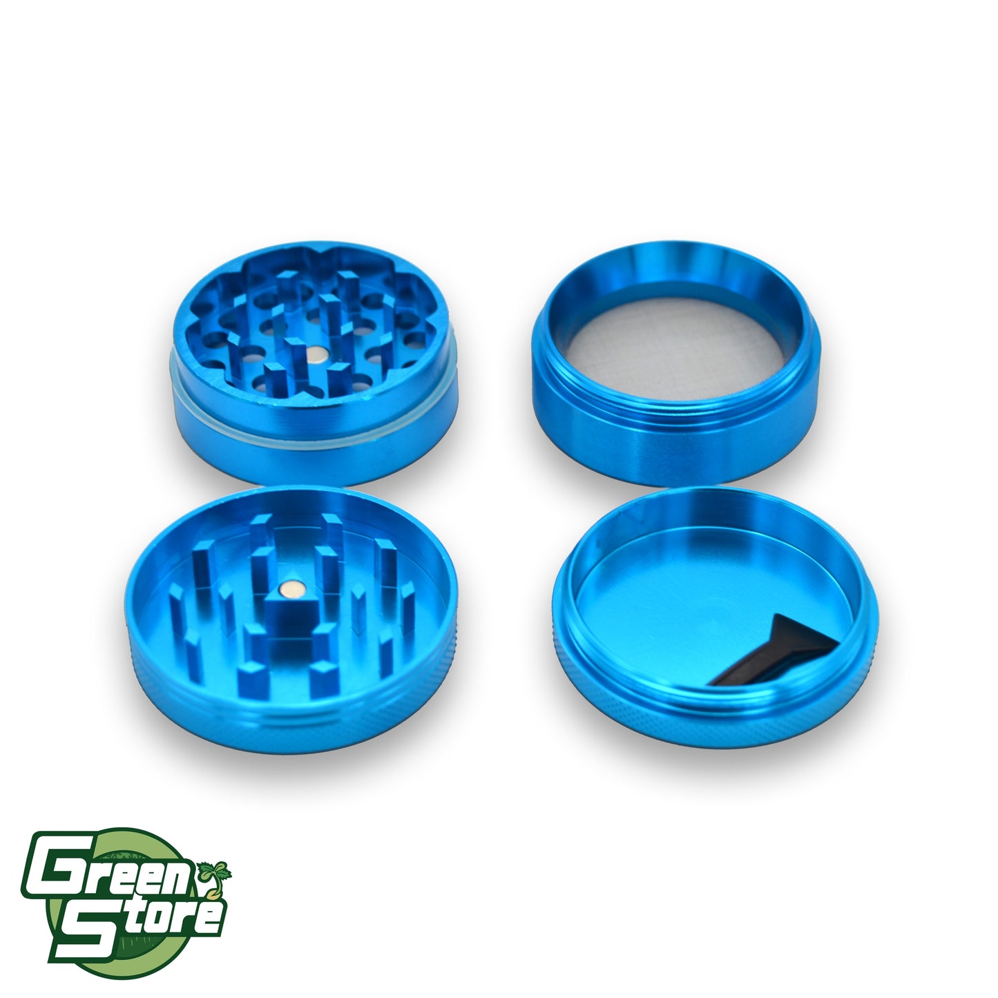 Grinder Black Leaf 4 Fasi Azzurro